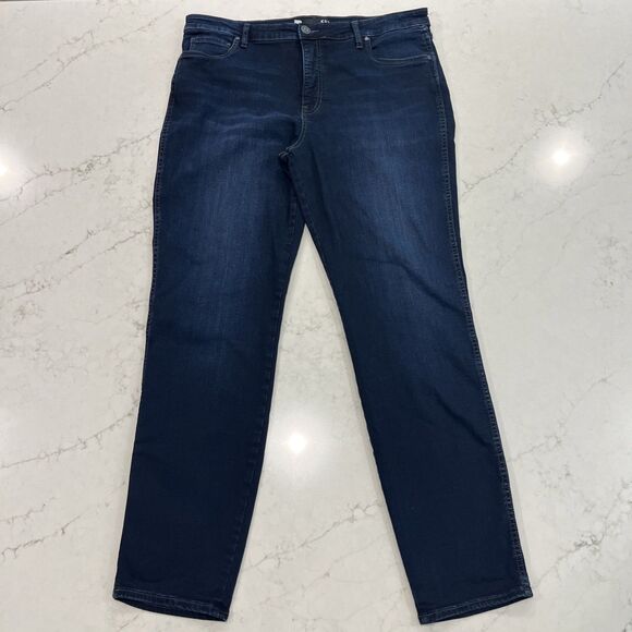 KUT from the Kloth Denim - Kut From the Kloth Womens Sz 16 Jeans Diana Fab Ab Skinny High Rise Dark Blue